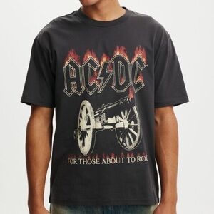 AC/DC For Those About to Rock Graphic Tee NWT Small Unisex